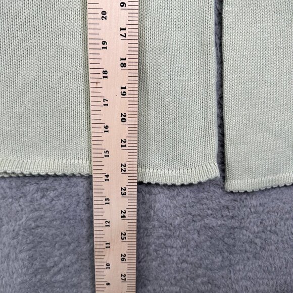 Cherokee women’s embroidered light green sweater Size XL - Picture 9 of 10